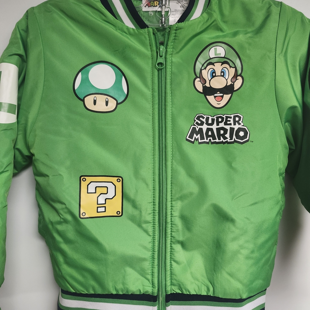 Nintendo Super Mario Green Jacket